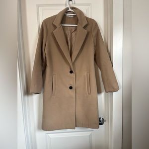 Calliope peat coat beige jacket